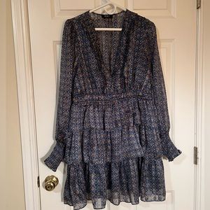 Reset Large Flower Layered Dress